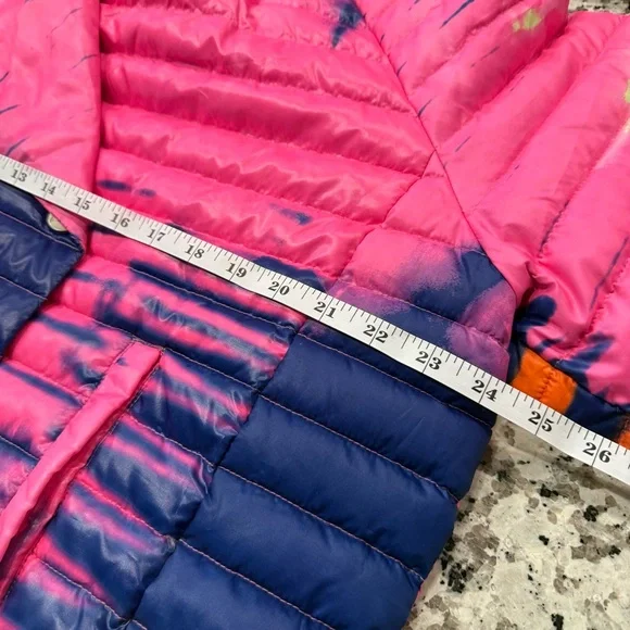 Think Royln L puffer pea coat Colorful Jacket - Picture 10 of 10